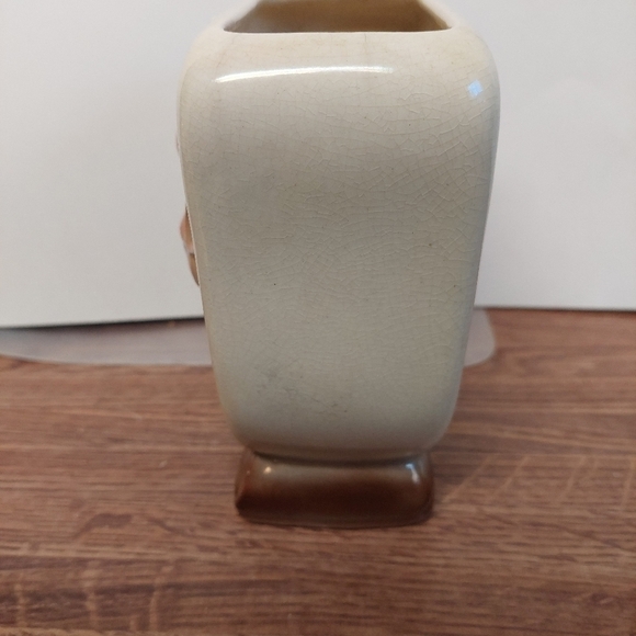 Vintage* 40s Royal Copley Embossed Deer & Fawn Vase/Planter - Picture 2 of 11